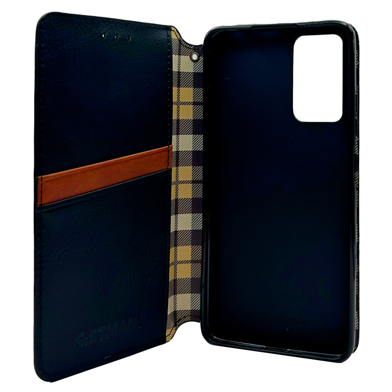 Чехол книжка кожаный Cubic Xiaomi Redmi Note 11 Pro / Note 12 Pro 4G / Poco X4 Pro NFC Черный