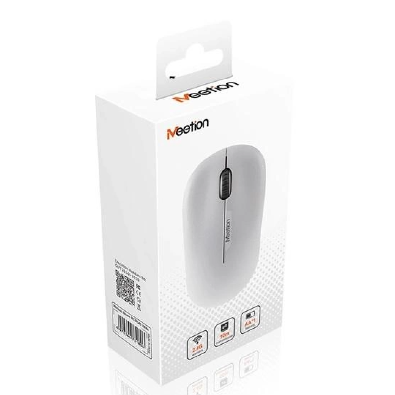 Мышь беспроводная Meetion R545 белая