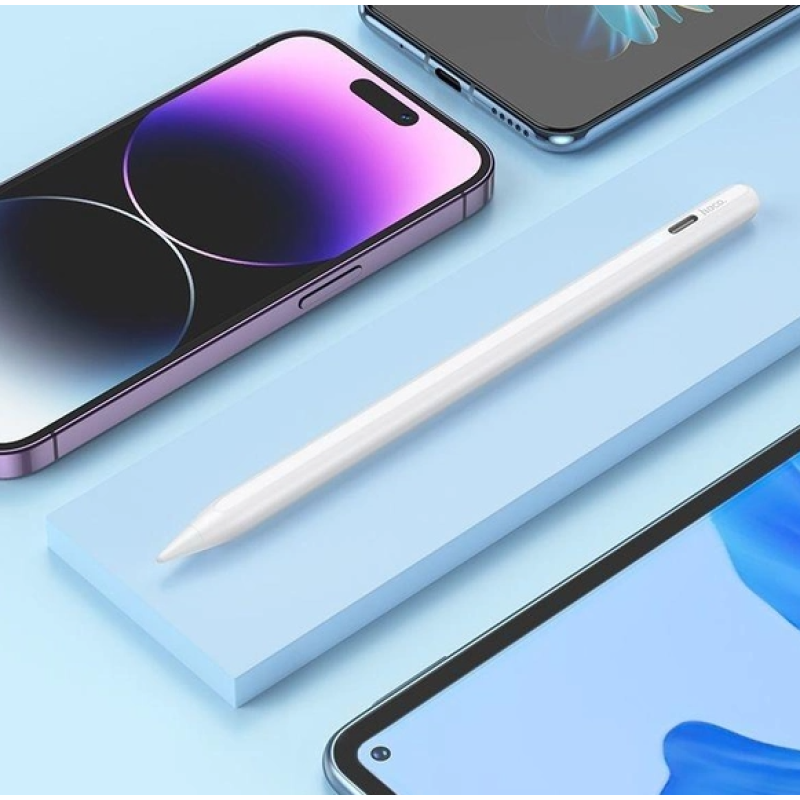 Стилус активній Hoco GM109 Smooth Active Universal Capacitive Pen белый