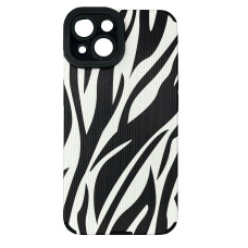 Чехол накладка Animal Case iPhone 15 Зебра