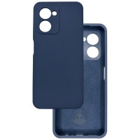 Чехол накладка Silicone Cover Lakshmi Realme C33 темно-синий