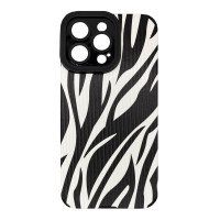 Чехол накладка Animal Case iPhone 15 Pro Зебра