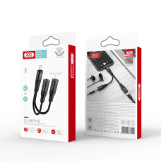 Переходник XO NB181B Lightning-3.5 AUX + Lightning converter