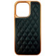 Чехол накладка Puloka Leather Case iPhone 13 Pro черный