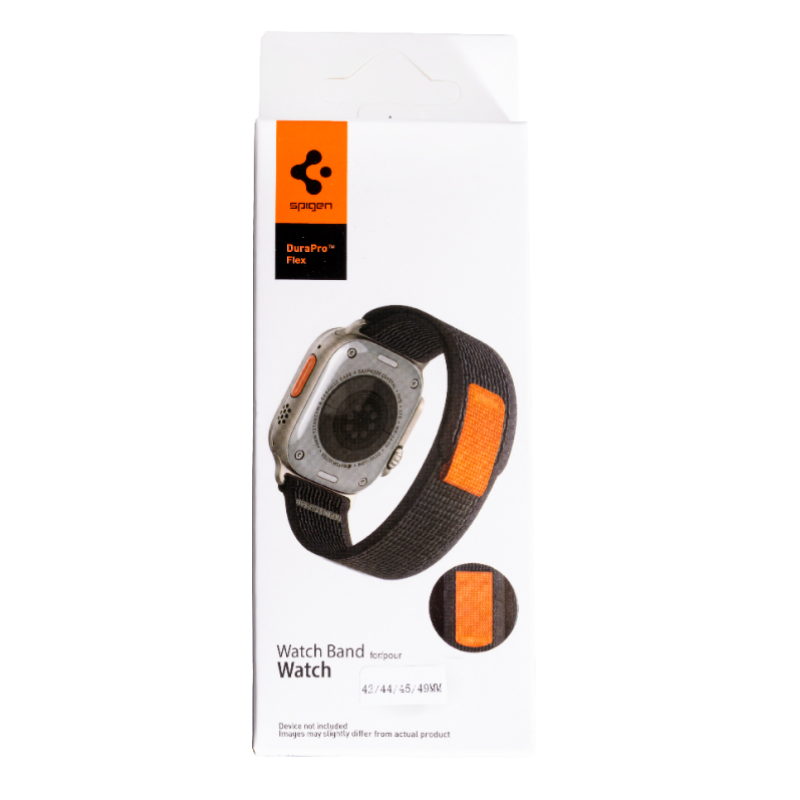 Ремінець Apple Watch Trail Nylon (L) Spigen 42/44/45/49 mm Black-Grey