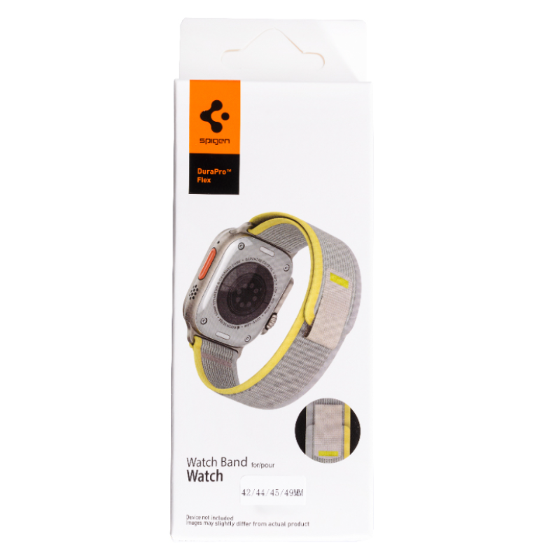 Ремінець Apple Watch Trail Nylon (L) Spigen 42/44/45/49 mm Yellow-Grey