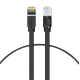 Патч корд (мережевий кабель) Baseus PCWL-E01 High Speed ​​Six types of RJ45 Gigabit flat cable 8 m Black