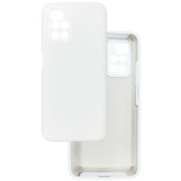 Чехол накладка Silicone Cover Soft Touch ОК Xiaomi Redmi 10 белый