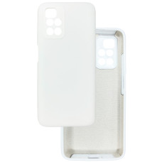 Чехол накладка Silicone Cover Soft Touch ОК Xiaomi Redmi 10 белый