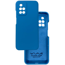 Чехол накладка Silicone Cover Soft Touch ЗК Xiaomi Redmi 10 синий