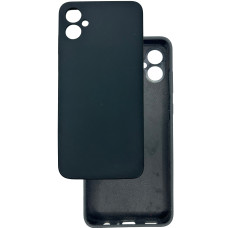 Чехол накладка Silicone Cover Soft Touch ЗК Samsung A05 черный