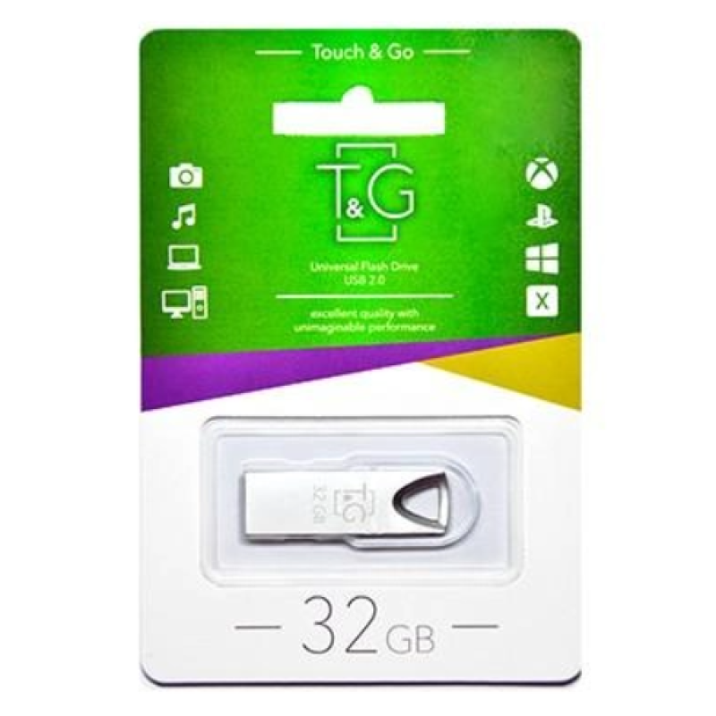 USB Flash T&G TG117 32Gb 2.0 silver