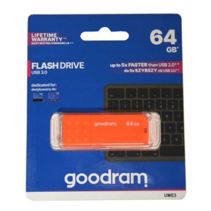 USB Flash GoodRam UMM3 64Gb 3.2 помаранчева