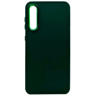 Чехол накладка матовый ColorFrame Samsung A50 / A30s зеленый (3)