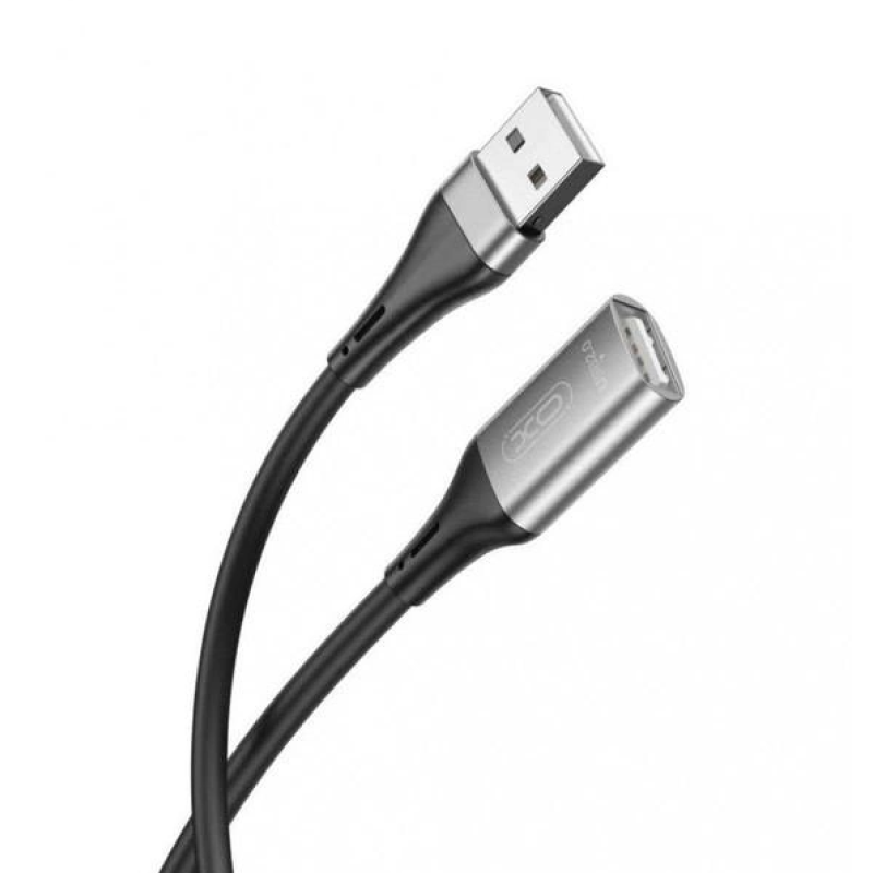 Кабель-подовжувач USB 2m XO NB219 black