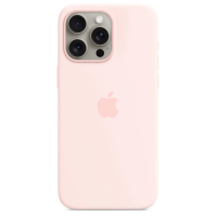 Чехол Silicone Case Original with MagSafe с анимацией iPhone 15 Pro Max Розовый (Pink Sand)