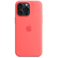 Чохол Silicone Case Original with MagSafe з анімацією iPhone 15 Pro Max Червоний (Guava)