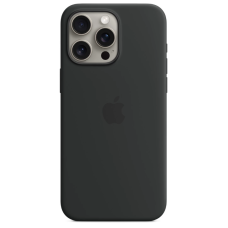 Чехол Silicone Case Original with MagSafe с анимацией iPhone 15 Pro Max Черный (Black)