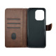 Чехол книжка Business leather Хлястик Xiaomi Redmi 13C / Poco C65 Коричневый