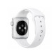 Ремешок Apple Watch silicone 42/44/45/49 mm белый (white)
