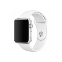Ремешок Apple Watch silicone 42/44/45/49 mm белый (white)