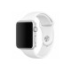 Ремешок Apple Watch silicone 42/44/45/49 mm белый (white)