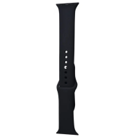 Ремешок Apple Watch silicone 42/44/45/49 mm черный (black)