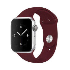 Ремешок Apple Watch silicone 42/44/45/49 mm слива (plum)