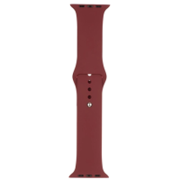 Ремінець Apple Watch silicone 42/44/45/49 mm гранатовый (garnet)