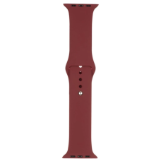 Ремешок Apple Watch silicone 42/44/45/49 mm гранатовый (garnet)