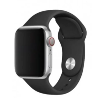 Ремінець Apple Watch silicone 42/44/45/49 mm темно-сірий (dark grey)