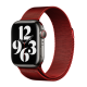 Ремешок Apple Watch металлический Milanese Loop 42/44/45/49 mm красный (red)