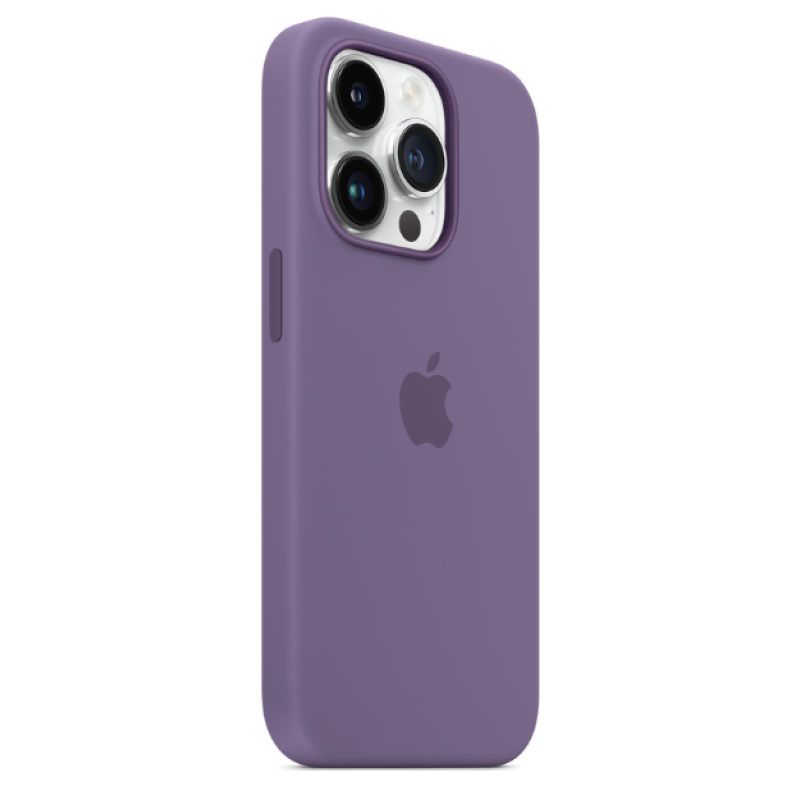 Чохол Silicone Case Original with MagSafe з анімацією iPhone 14 Pro Max Фіолетовий (Iris)