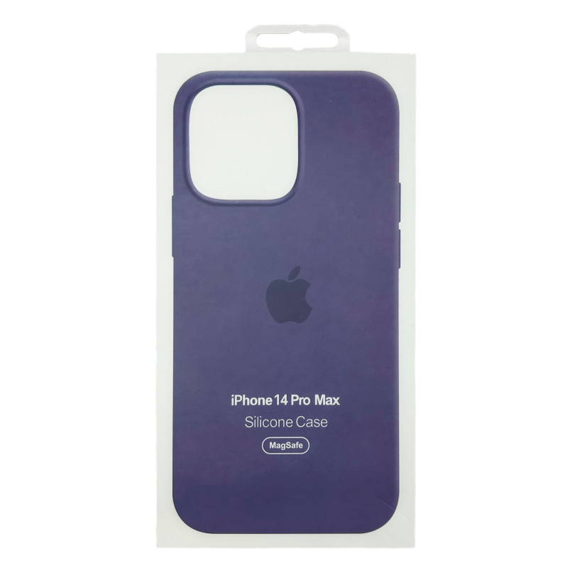 Чохол Silicone Case Original with MagSafe з анімацією iPhone 14 Pro Max Фіолетовий (Iris)