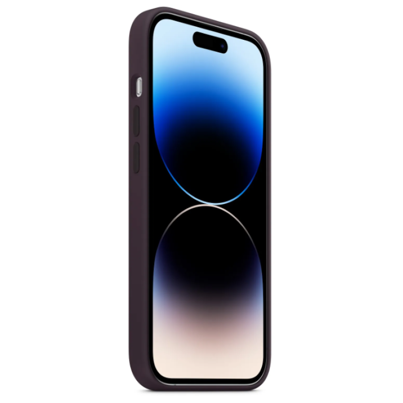 Чохол Silicone Case Original with MagSafe з анімацією iPhone 14 Pro Max Elderberry