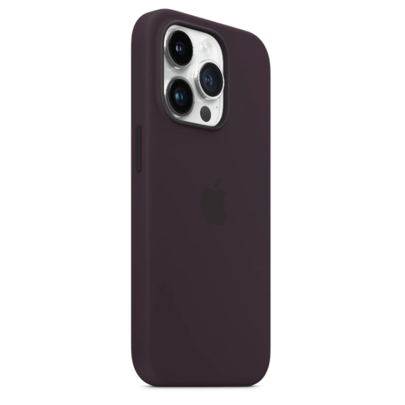 Чохол Silicone Case Original with MagSafe з анімацією iPhone 14 Pro Max Elderberry