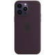 Чохол Silicone Case Original with MagSafe з анімацією iPhone 14 Pro Max Elderberry