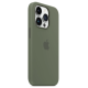 Чохол Silicone Case Original with MagSafe з анімацією iPhone 14 Pro Max зелений (Olive)