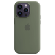 Чохол Silicone Case Original with MagSafe з анімацією iPhone 14 Pro Max зелений (Olive)