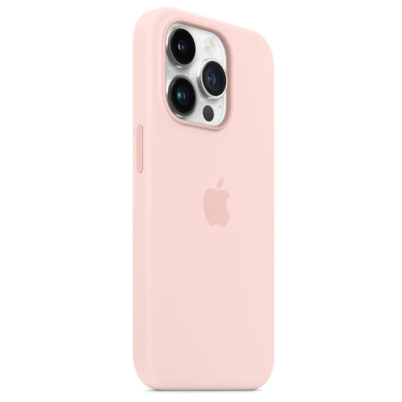 Чохол Silicone Case Original with MagSafe з анімацією iPhone 14 Pro Max Рожевий (Chalk Pink)