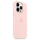 Чохол Silicone Case Original with MagSafe з анімацією iPhone 14 Pro Max Рожевий (Chalk Pink)