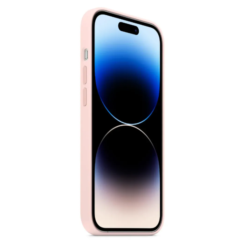 Чохол Silicone Case Original with MagSafe з анімацією iPhone 14 Pro Max Рожевий (Chalk Pink)