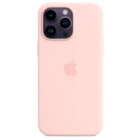 Чохол Silicone Case Original with MagSafe з анімацією iPhone 14 Pro Max Рожевий (Chalk Pink)