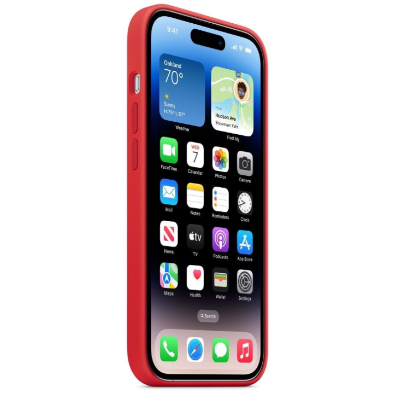 Чохол Silicone Case Original with MagSafe з анімацією iPhone 14 Pro Max Червоний (Product Red)