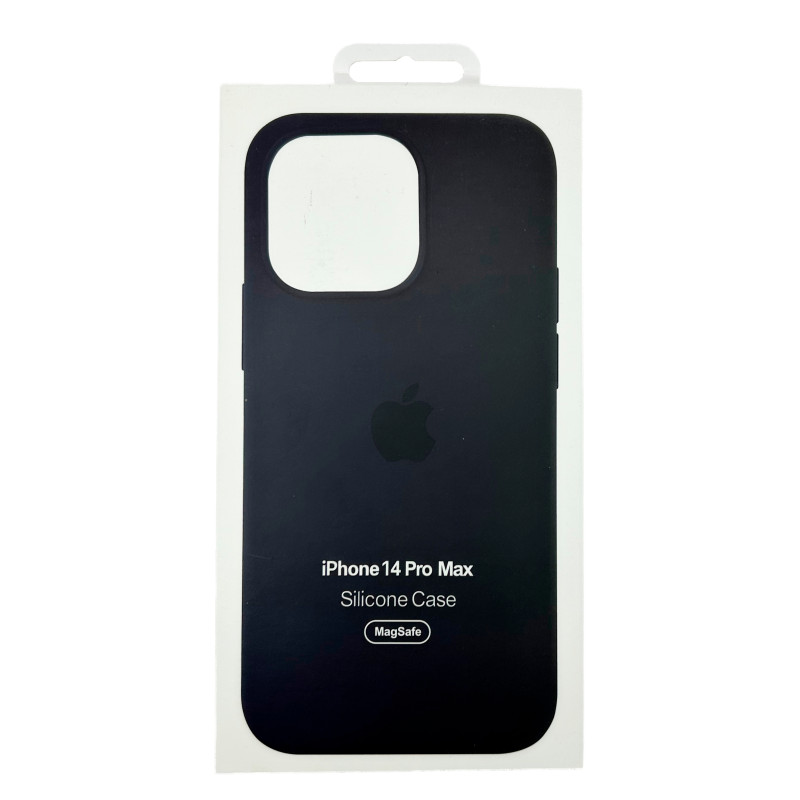 Чохол Silicone Case Original with MagSafe з анімацією iPhone 14 Pro Max Темно-синій (Midnight)