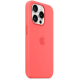 Чехол Silicone Case Original with MagSafe с анимацией iPhone 15 Pro Красный (Guava)