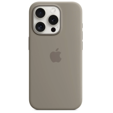 Чехол Silicone Case Original with MagSafe с анимацией iPhone 15 Pro Серый (Clay)