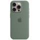 Чехол Silicone Case Original with MagSafe с анимацией iPhone 15 Pro Зеленый (Cypress)