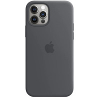 Чехол Silicone Case iPhone 11 Pro Max темно-серый