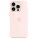 Чехол Silicone Case Original with MagSafe с анимацией iPhone 15 Pro Розовый (Light pink)